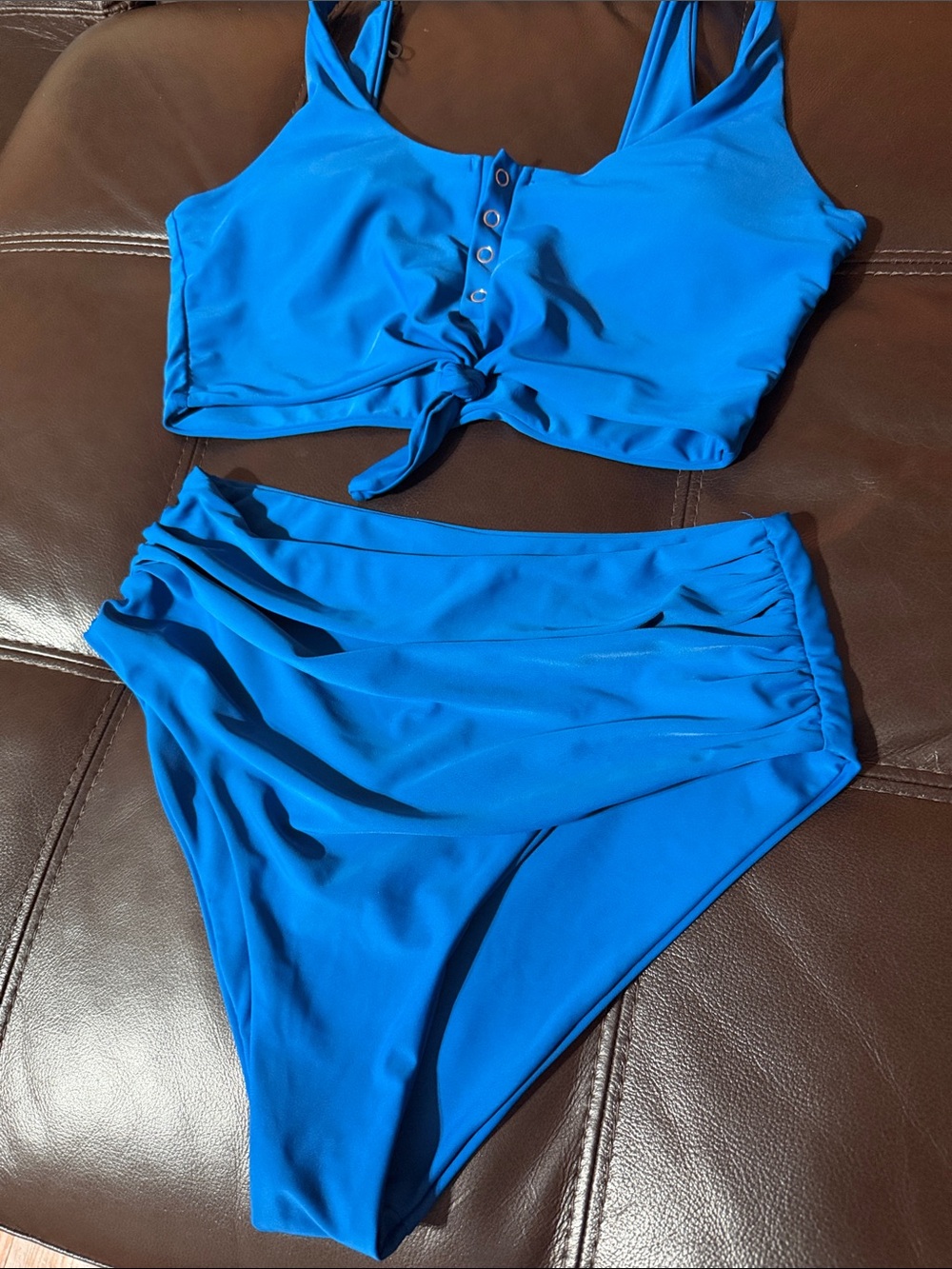 Zaful Bright Blue High-Waist Women’s Shorts